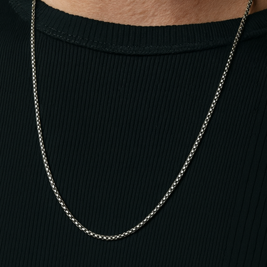 2mm Silver Box Chain